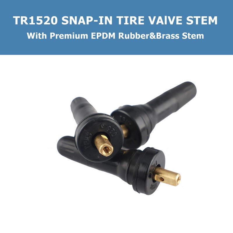 EZISOE 50 قطعة نظام مراقبة ضغط الإطارات TPMS 20008 حساس مقاوم للانفجار صمامات إطارات قابلة للتثبيت - Image 3